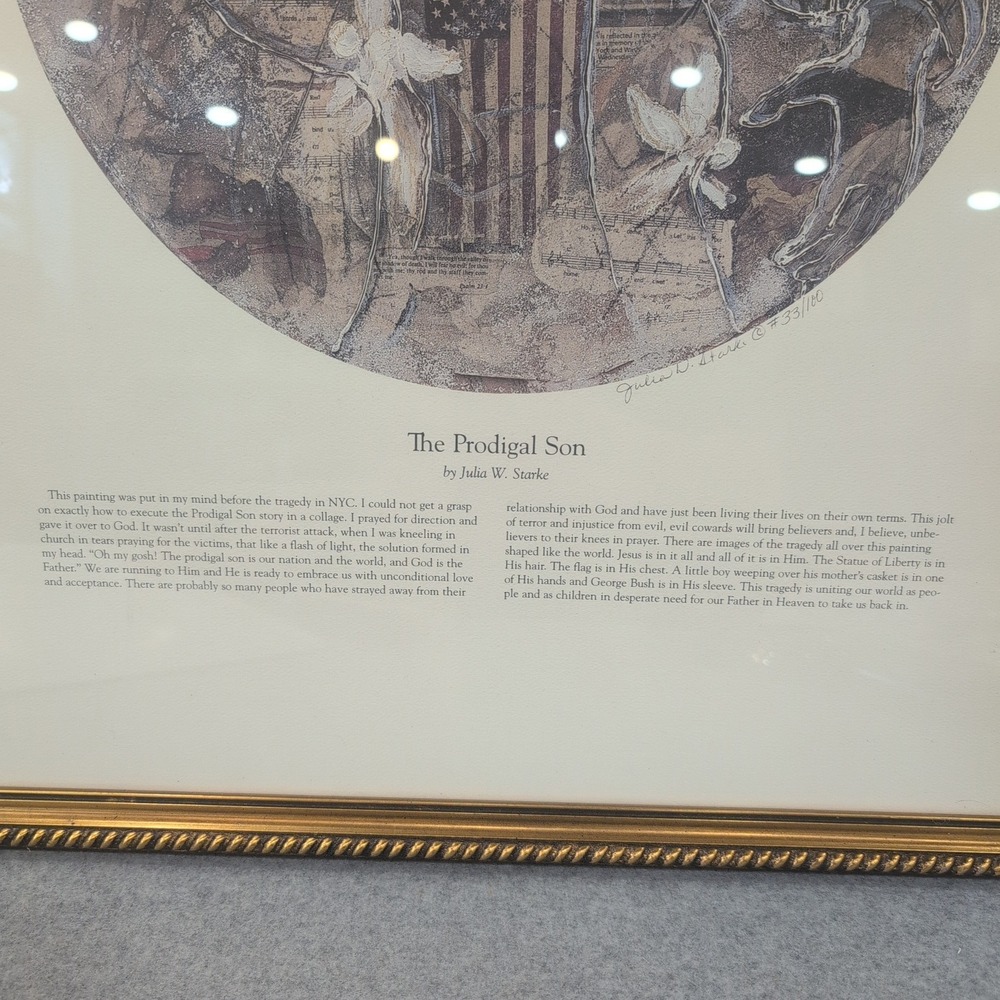 Julia W Starke The Prodigal Son Framed Signed Limited Edition Print 33/100 Art - Picture 3 of 8